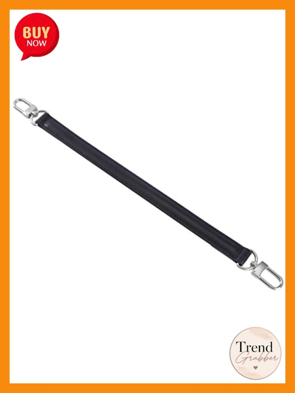 Genuine Leather Plain Strap Replacement Top Handle for Handbag 14.5 in